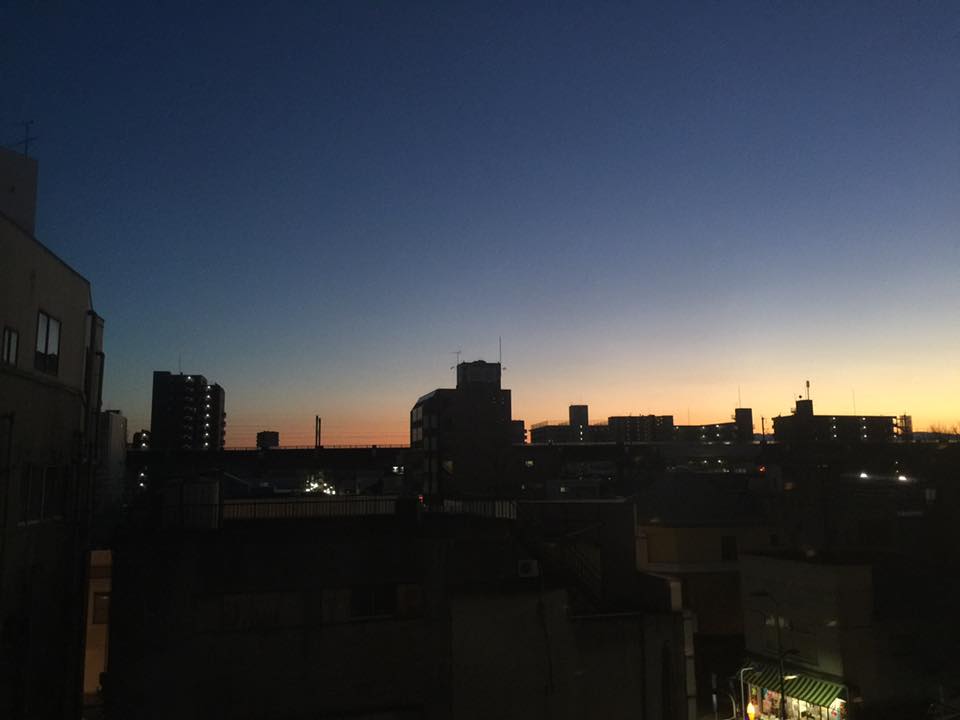 熊谷の夕焼け