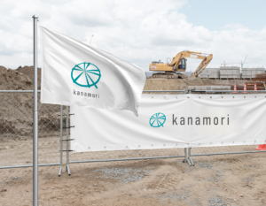 カナモリ産業　ロゴデザイン展開イメージ